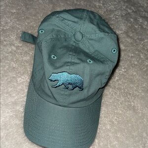 American Needle Teal Cap with Bear Design